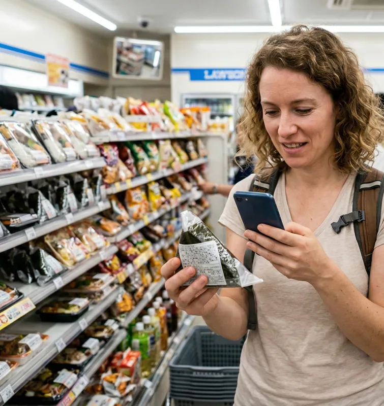 Konbini et supermarchés au Japon : comment lire les étiquettes alimentaires et éviter les allergènes